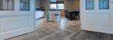 eiken verouderd lamelparket 1-strooks vloer afwerking  MIDDEN GEROOKT | Extra Grey